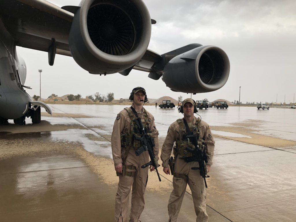 Adam Iraq Adam on Raven trip in Iraq